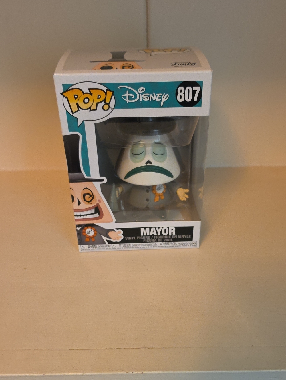 Funko Pop! Disney Mayor Vinyl Figure - White, Teal & Orange
